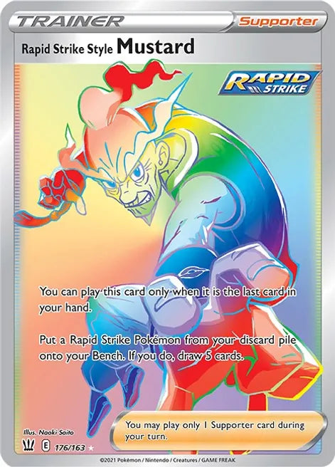 Rapid Strike Style Mustard - Battle Styles 176/163 - Secret Rare