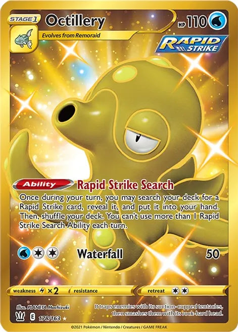 Octillery - Battle Styles 178/163 - Secret Rare