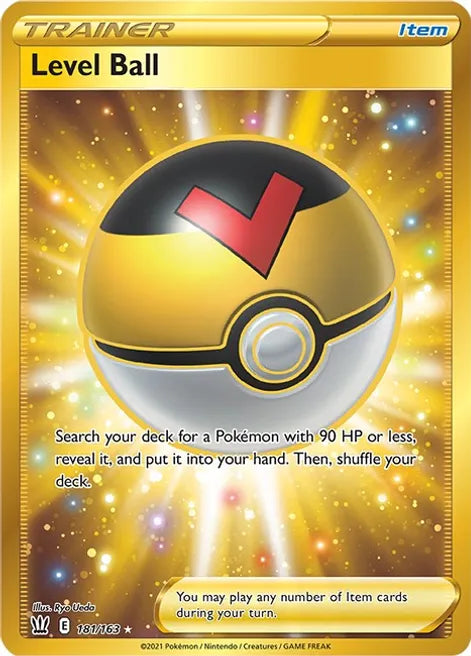 Level Ball - Battle Styles 181/163 - Secret Rare