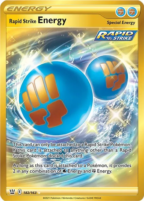 Rapid Strike Energy - Battle Styles 182/163 - Secret Rare