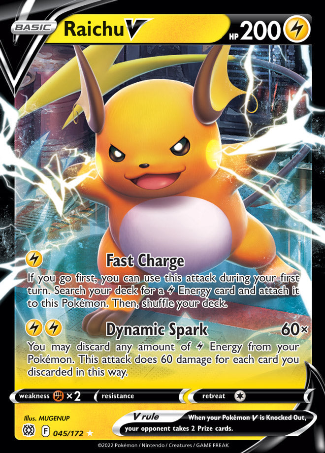 Raichu V - Brilliant Stars 045/172 - Ultra Rare