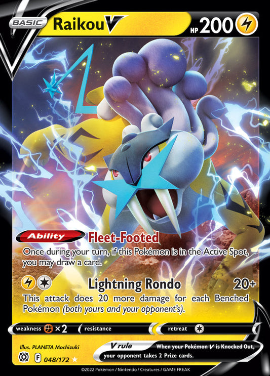 Raikou V - Brilliant Stars 048/172 - Ultra Rare