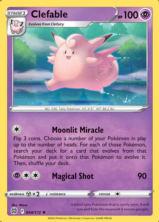 Clefable - Brilliant Stars 054/172 - Rare