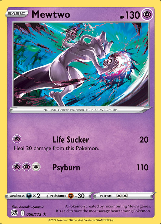 Mewtwo - Brilliant Stars 056/172 - Rare