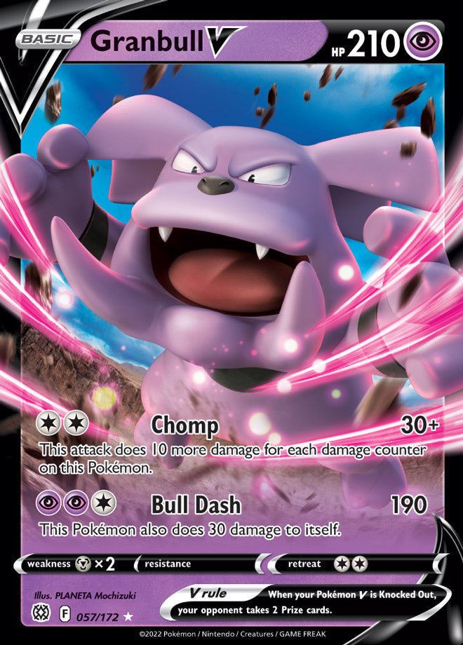 Granbull V - Brilliant Stars 057/172 - Ultra Rare