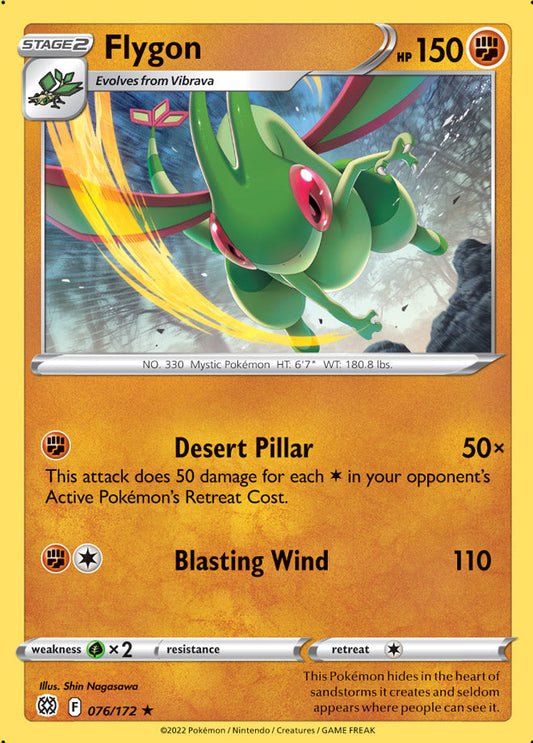 Flygon - Brilliant Stars 076/172 - Rare