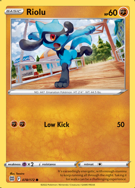 Riolu - Brilliant Stars 078/172 - Common