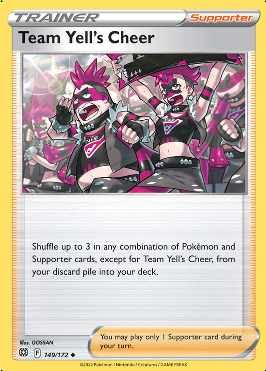 Team Yell's Cheer - Brilliant Stars 149/172 - Uncommon