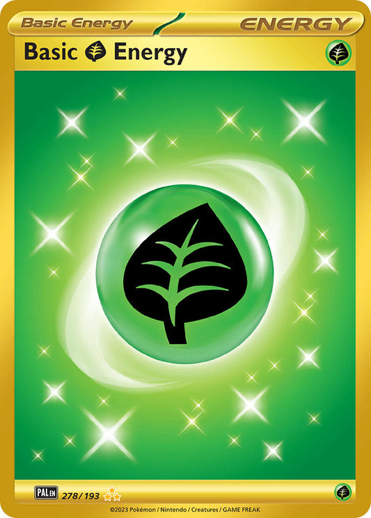 Basic Grass Energy- Paldea Evolved 278/193 - Hyper Rare