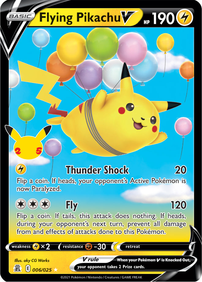 Flying Pikachu V - Celebrations 006/025 - Ultra Rare