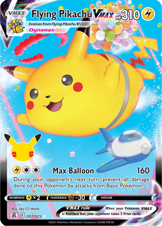 Flying Pikachu VMAX - Celebrations 007/025 - Ultra Rare