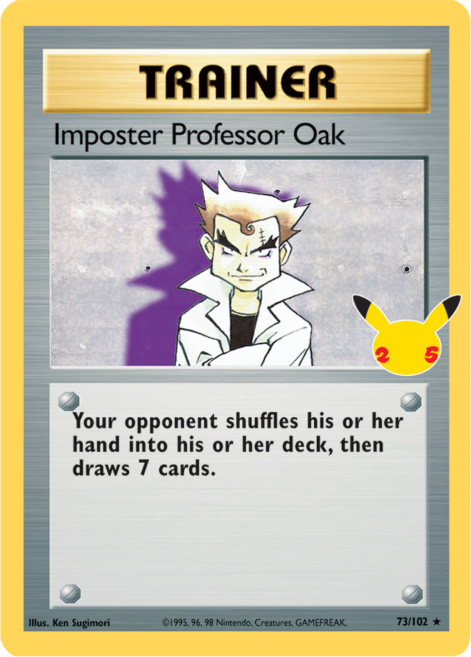 Imposter Professor Oak - Celebrations Classic Collection 73/102 - Classic Collection