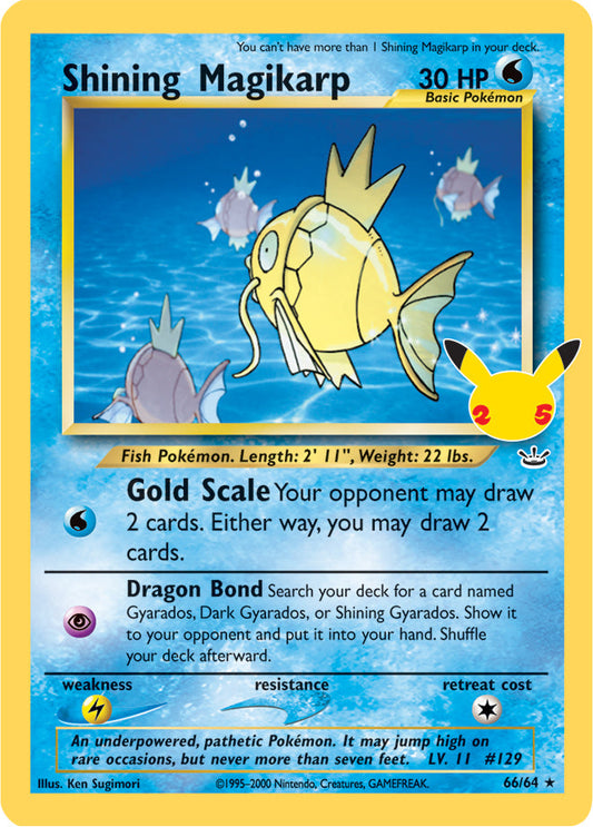 Shining Magikarp - Celebrations Classic Collection 66/64 - Classic Collection