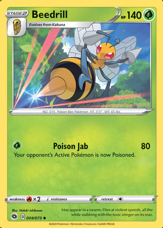 Beedrill - Champion's Path 004/073 - Uncommon