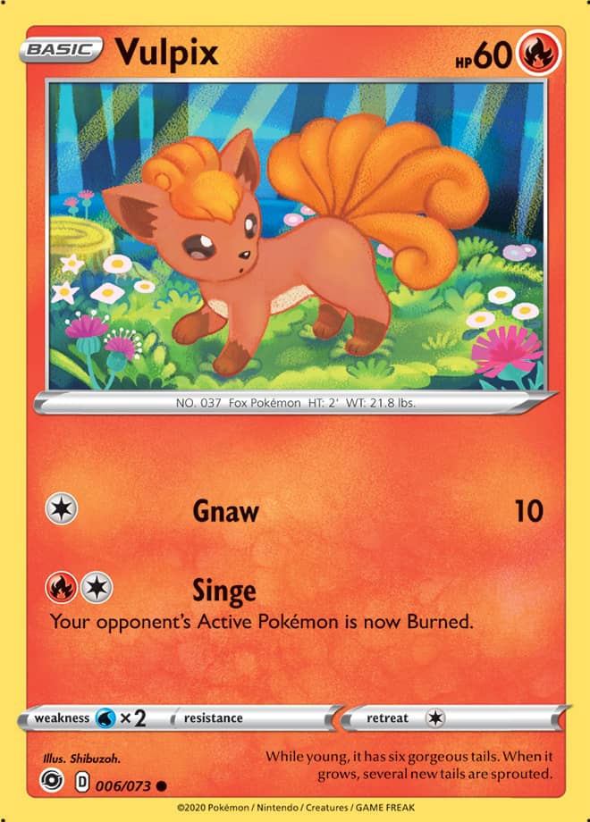 Vulpix - Champion's Path 006/073 - Common