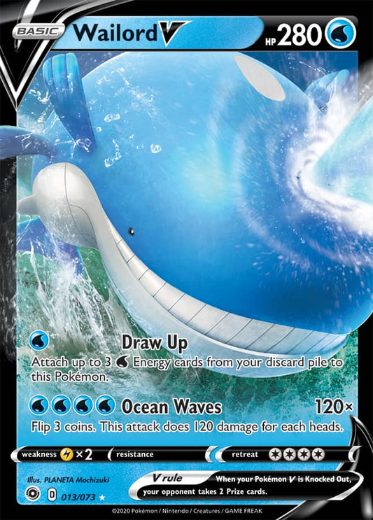 Wailord V - Champion's Path 013/073 - Ultra Rare