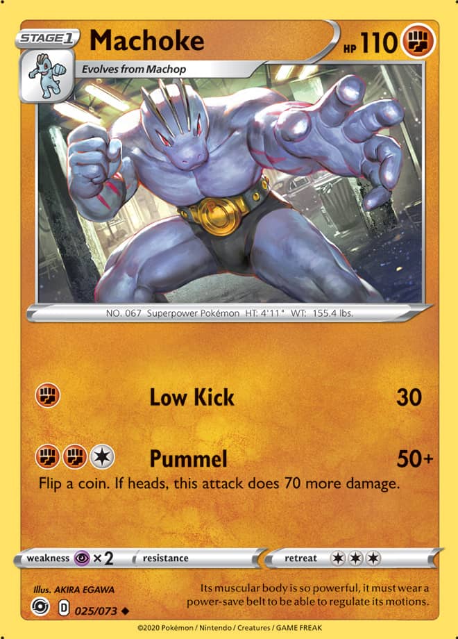 Machoke - Champion's Path 025/073 - Uncommon