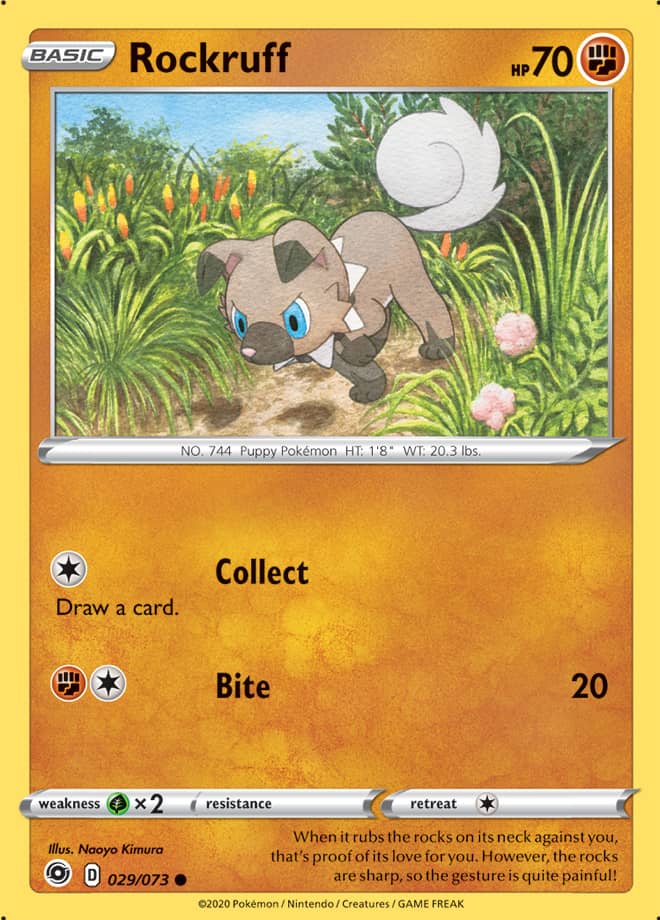 Rockruff - Champion's Path 029/073 - Common