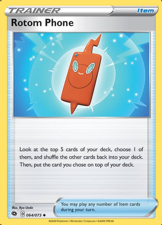 Rotom Phone - Champion's Path 064/073 - Uncommon