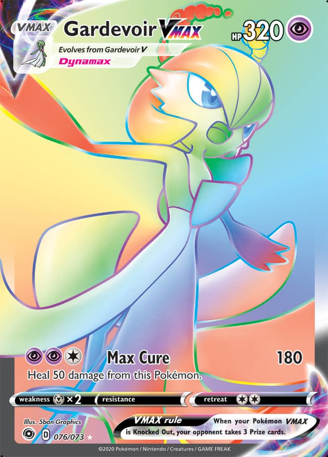 Gardevoir VMAX - Champion's Path 076/073 - Secret Rare