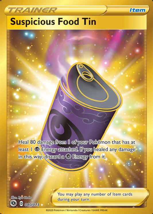 Suspicious Food Tin - Champion's Path 080/073 - Secret Rare