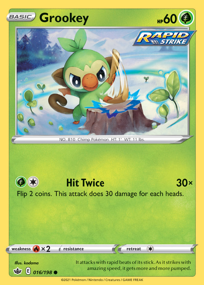 Grookey - Chilling Reign 016/198 - Common