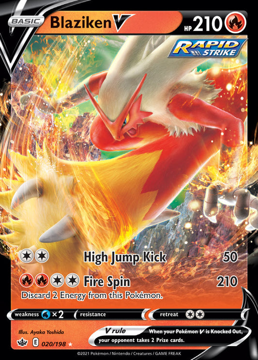 Blaziken V - Chilling Reign 020/198 - Ultra Rare