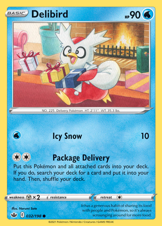 Delibird - Chilling Reign 032/198 - Common