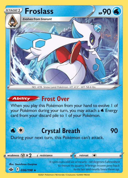 Froslass - Chilling Reign 036/198 - Rare Holo