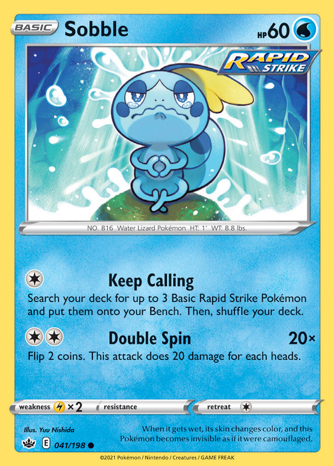 Sobble - Chilling Reign 041/198 - Common
