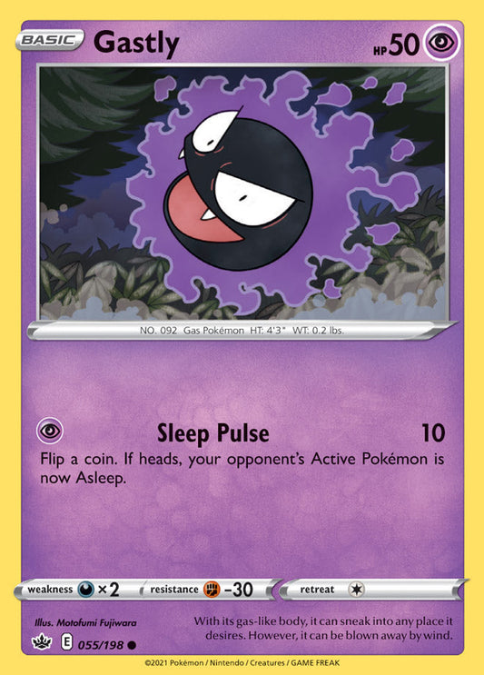 Gastly - Chilling Reign 055/198 - Common