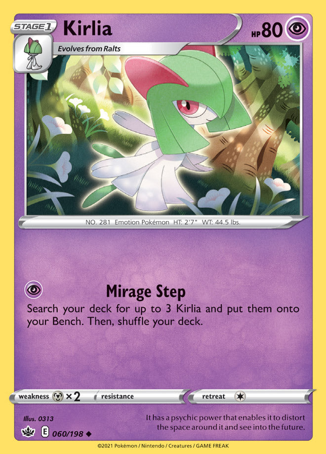 Kirlia - Chilling Reign 060/198 - Uncommon