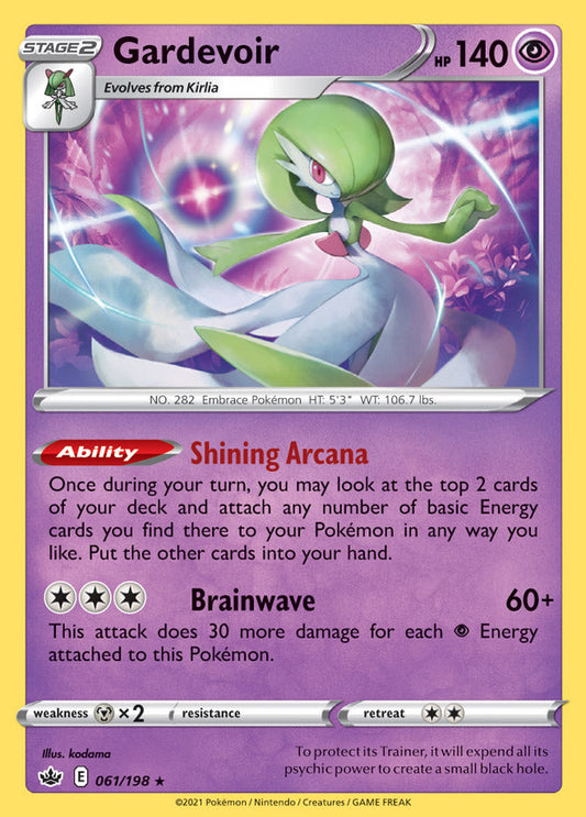 Gardevoir - Chilling Reign 061/198 - Rare Holo