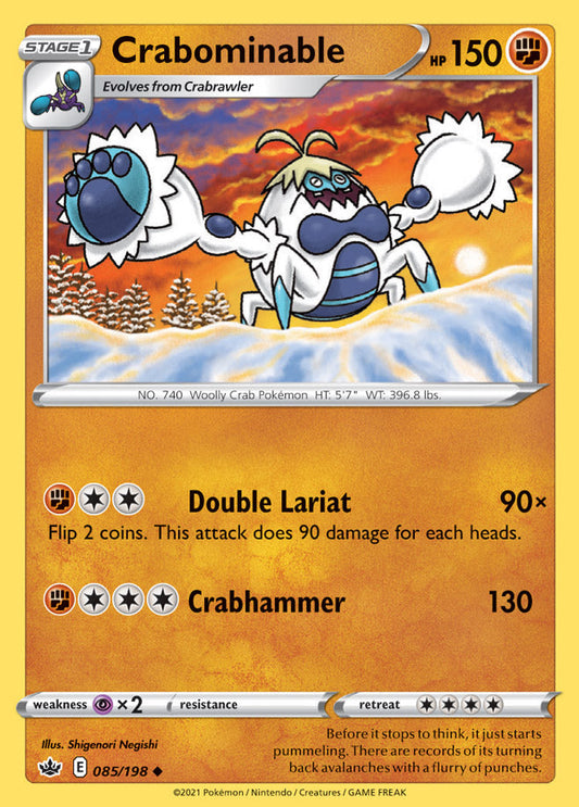 Crabominable - Chilling Reign 085/198 - Uncommon