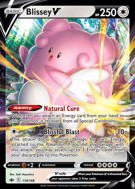 Blissey V - Chilling Reign 119/198 - Ultra Rare