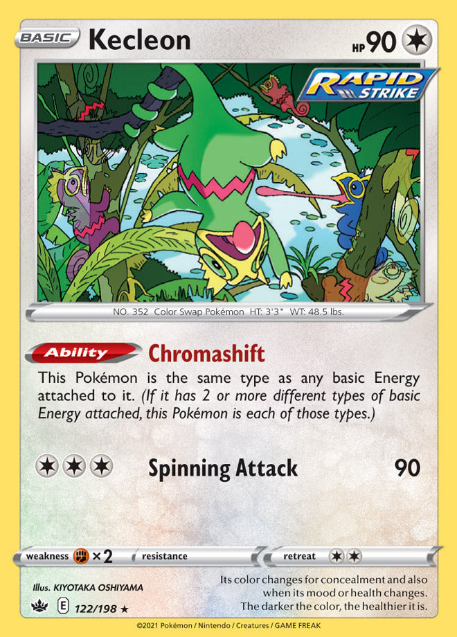 Kecleon - Chilling Reign 122/198 - Rare