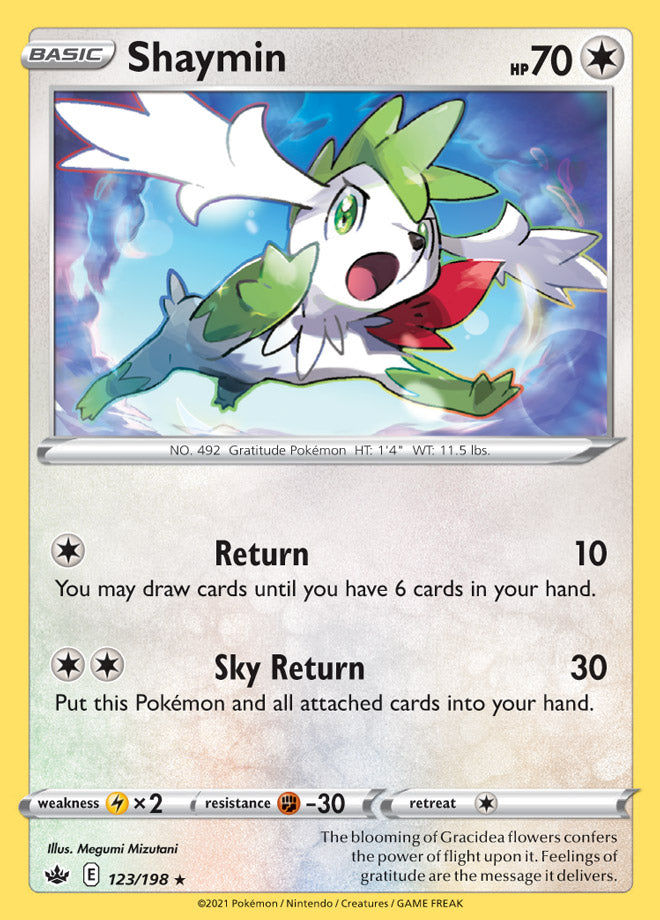 Shaymin - Chilling Reign 123/198 - Rare Holo