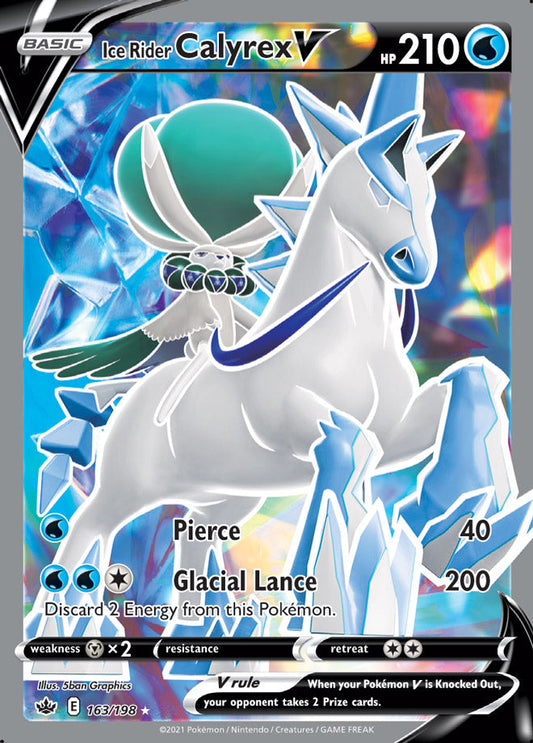 Ice Rider Calyrex V - Chilling Reign 163/198 - Full Art