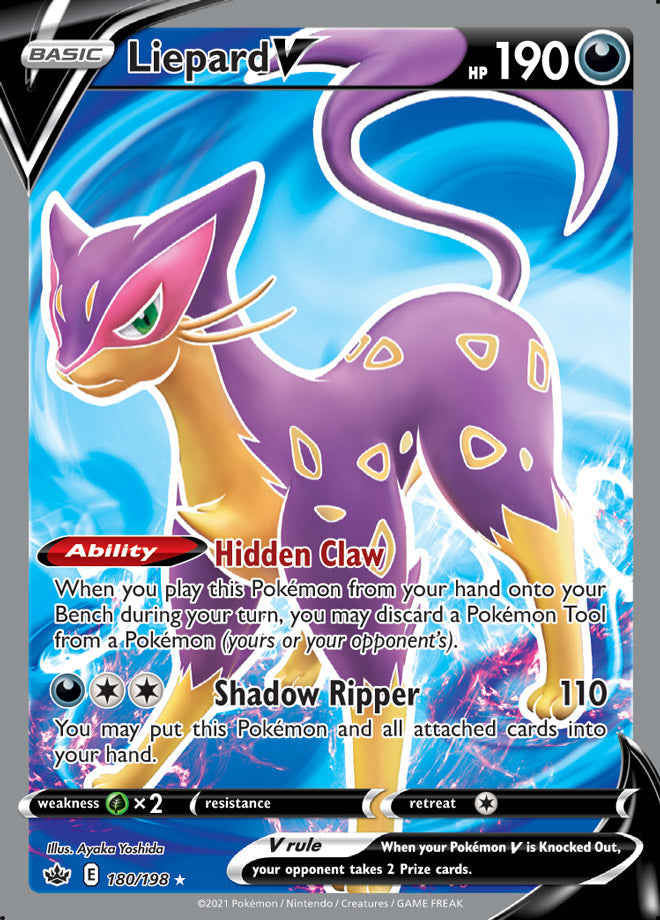 Liepard V - Chilling Reign 180/198 - Full Art