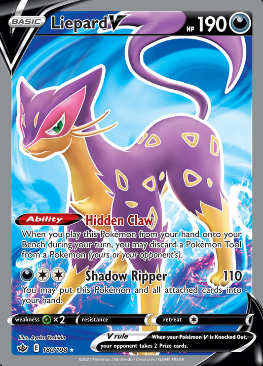 Liepard V - Chilling Reign 180/198 - Full Art