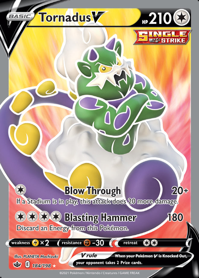 Tornadus V - Chilling Reign 184/198 - Full Art