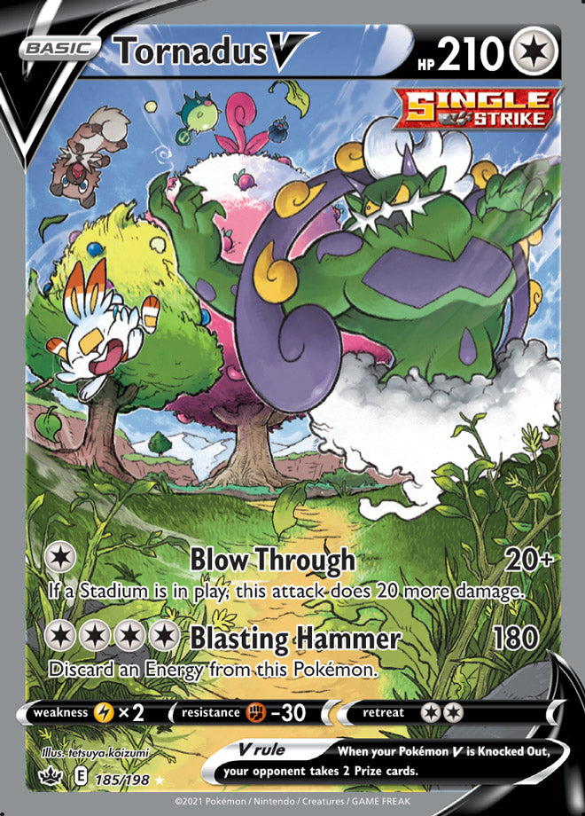 Tornadus V - Chilling Reign 185/198 - Alternate Art