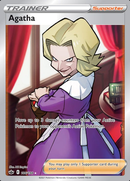 Agatha - Chilling Reign 186/198 - Full Art