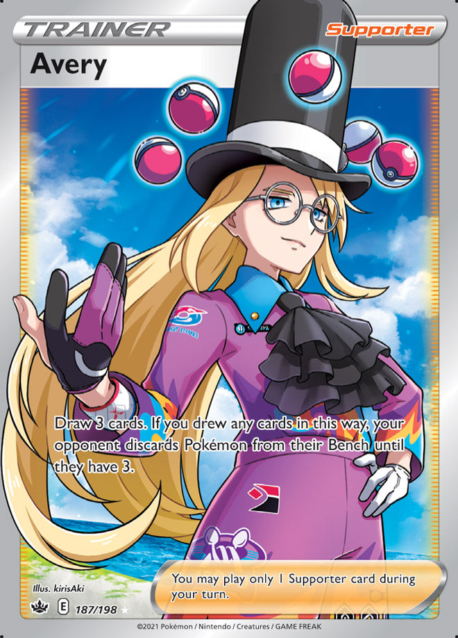 Avery - Chilling Reign 187/198 - Full Art