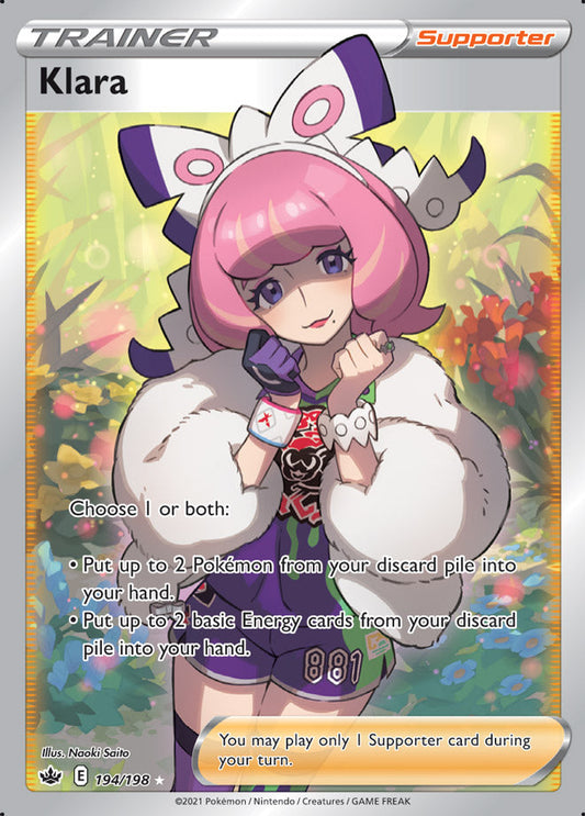 Klara - Chilling Reign 194/198 - Full Art