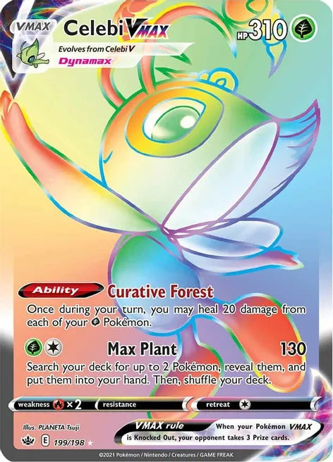 Celebi VMAX - Chilling Reign 199/198 - Secret Rare