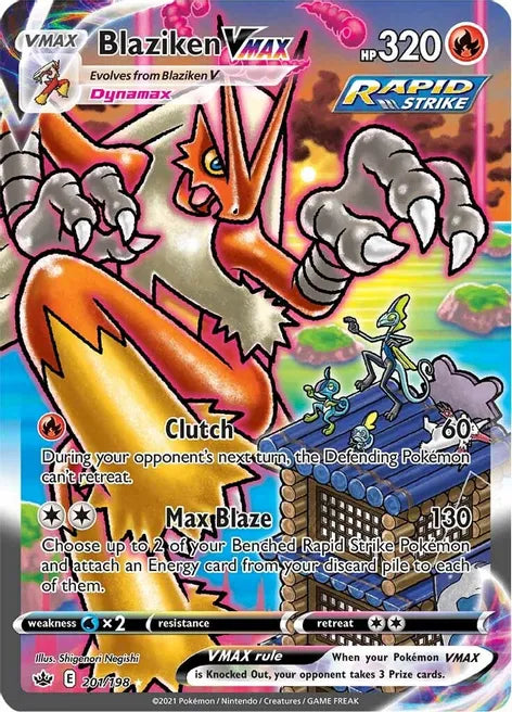 Blaziken VMAX - Chilling Reign 201/198 - Alternate Art