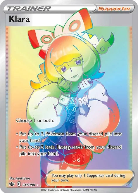 Klara - Chilling Reign 217/198 - Secret Rare