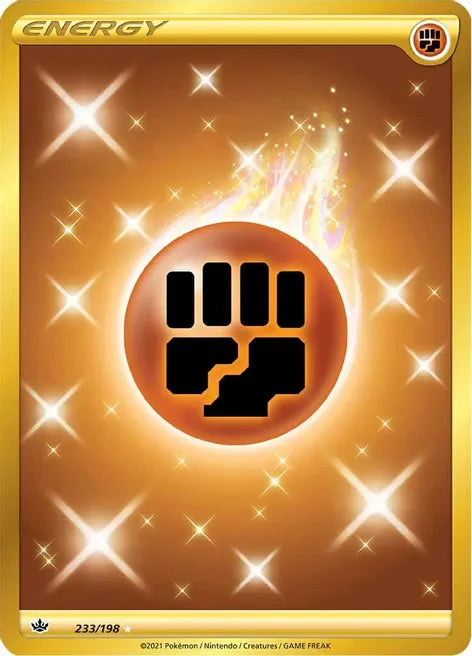 Fighting Energy - Chilling Reign 233/198 - Secret Rare