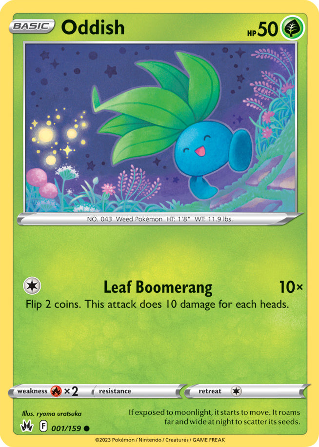 Oddish - Crown Zenith 001/159 - Common